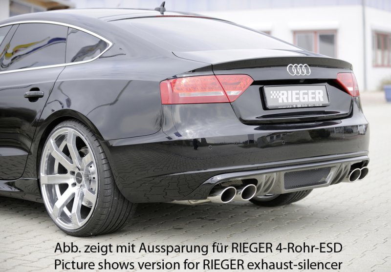 Rieger Heckeinsatz Audi A5 (B8/B81) 06.07-07.11 (bis Facelift) - 99886