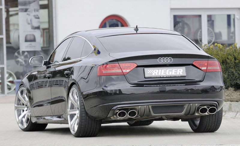 Rieger Heckeinsatz Audi A5 (B8/B81) 06.07-07.11 (bis Facelift) - 99887