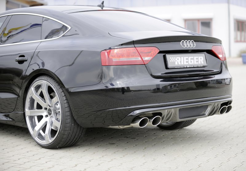 Rieger Heckeinsatz Audi A5 (B8/B81) 06.07-07.11 (bis Facelift) - 99887