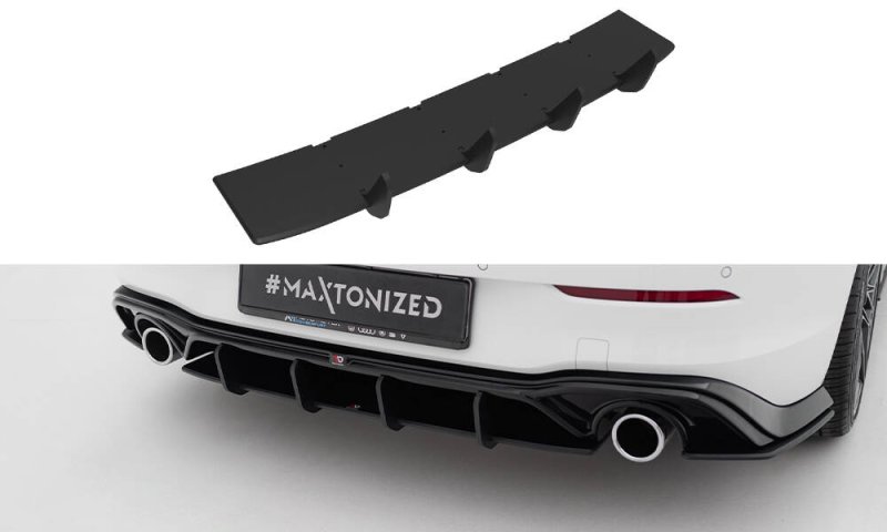 Maxton Street Pro Heckschürze V.5 VW Golf GTI Mk8 VWGO8GTICNC-RS5B+BRBI