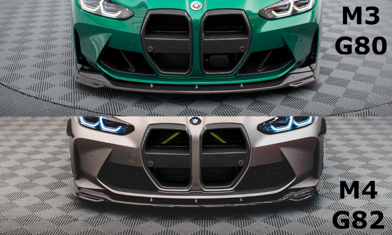 Maxton Carbon Fiber Front Ansatz V.2 für BMW M4 G82  / M3 G80 CF-BM-4-G82-M-FD2-245-P