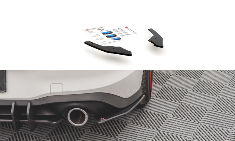 Maxton Racing Heck Ansatz Flaps Diffusor für Volkswagen Golf 8 GTI VWGO8GTICNC-RSD1B