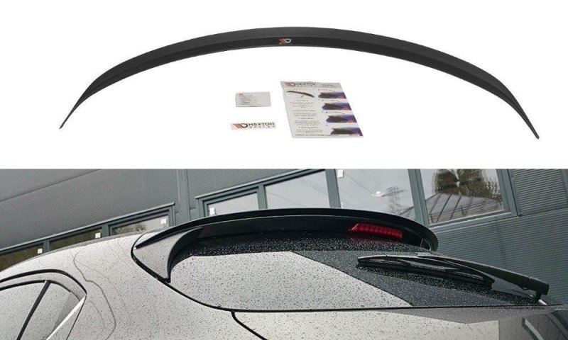 Maxton Spoiler CAP für Mazda 3 BN (Mk3) Facelift schwarz Hochglanz MA-3-3-CAP1-G