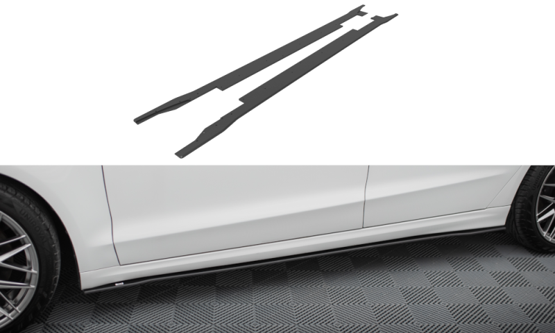 Maxton Street Pro Seitenschweller Ansatz Ford Mondeo Sport Mk5 Facelift / Fusion Sport Mk2 Facelift FOMO5FSPORTCNC-SD1B