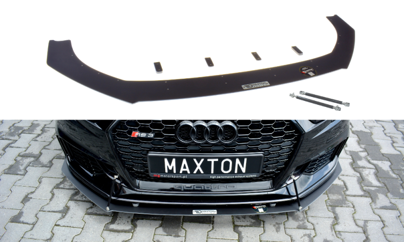 Maxton Front Sport Diffusor V.1 Audi RS3 8V FL Sportback AU-RS3-8VF-CNC-FD1