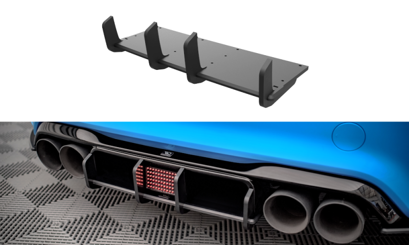 Maxton Street Pro Heckschürze für BMW M2 F87 BM287MCOMPCNC-RS2BRB
