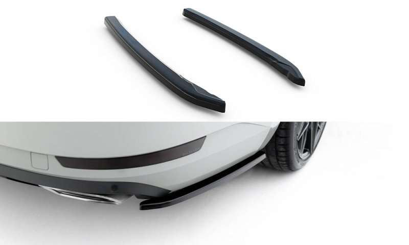 Maxton Heck Ansatz Flaps Diffusor V.2 Skoda Superb Liftback / Combi Mk3 schwarz Hochglanz SK-SU-3-RSD2-G