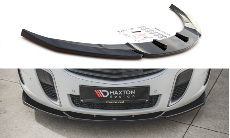 Maxton Front Ansatz V.2 für Opel Insignia Mk. 1 OPC Facelift schwarz Hochglanz OP-IS-1F-OPC-FD2-G