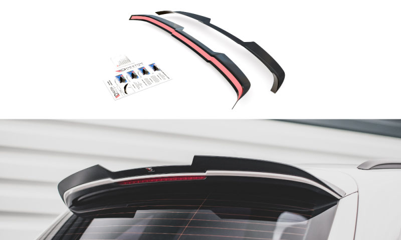 Maxton Spoiler CAP für Audi SQ5 Mk1 (8R) schwarz Hochglanz AU-SQ5-1-CAP1-G
