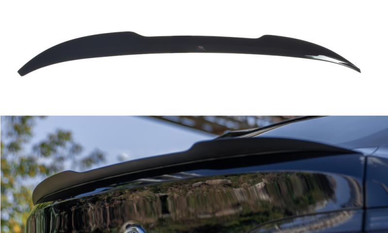 Maxton Spoiler CAP für BMW X4 M-Paket G02 schwarz Hochglanz BM-X4-02-MPACK-CAP1-G