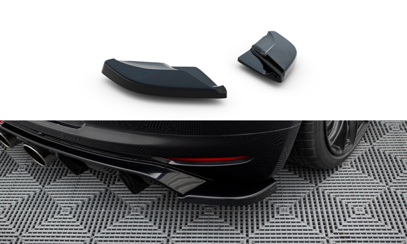 Maxton Heck Ansatz Flaps Diffusor V.2 VW Scirocco Mk3 schwarz Hochglanz VW-SC-3-RSD2-G