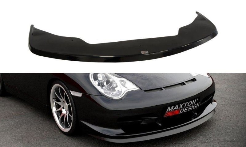 Maxton Front Ansatz für PORSCHE 911 GT3 (996) schwarz Hochglanz PO-911-996-GT3-FD1-G