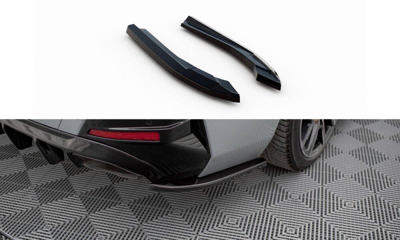 Maxton Heck Ansatz Flaps Diffusor V.3 BMW M440i Gran Coupe G26 schwarz Hochglanz BM-4-G26-MPACK-GC-RSD5-G