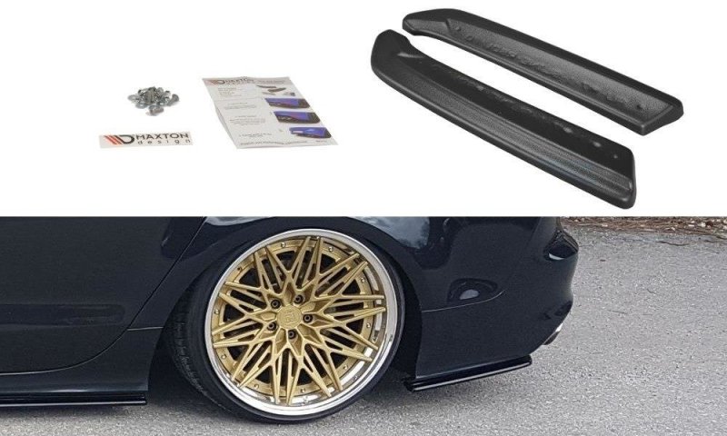 Maxton Heck Ansatz Flaps Diffusor für Audi A7 Mk1 S-Line schwarz Hochglanz AU-A7-1-SLINE-RSD1-G