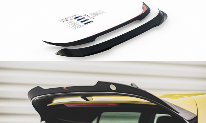Maxton Spoiler CAP für Volkswagen Golf 8 GTI Clubsport schwarz Hochglanz VW-GO-8-GTI-CS-CAP1-G