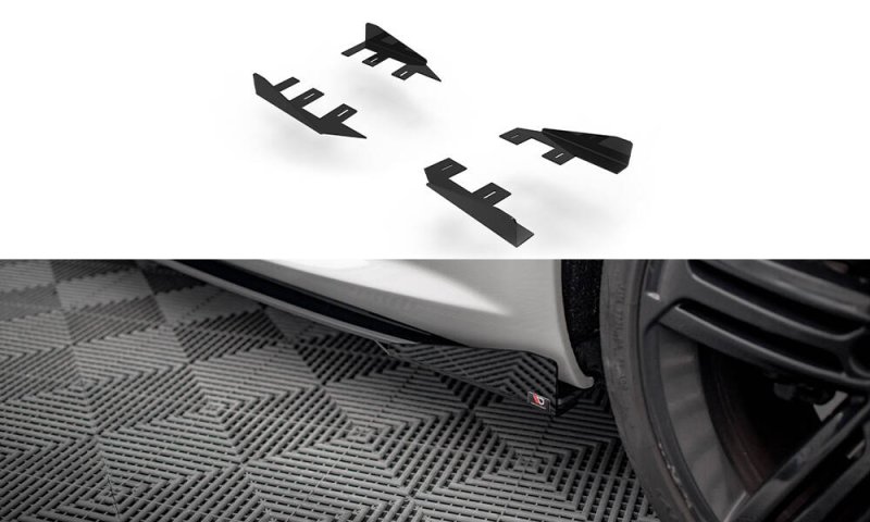 Maxton Side Flaps VW Scirocco R Mk3 schwarz Hochglanz VWSC3RCNC-SF1-G