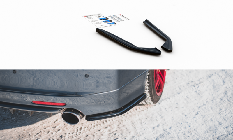 Maxton Heck Ansatz Flaps Diffusor V.2 für Honda Accord Mk7 Type-S schwarz Hochglanz HO-AC-7-TYPE-S-RSD2-G