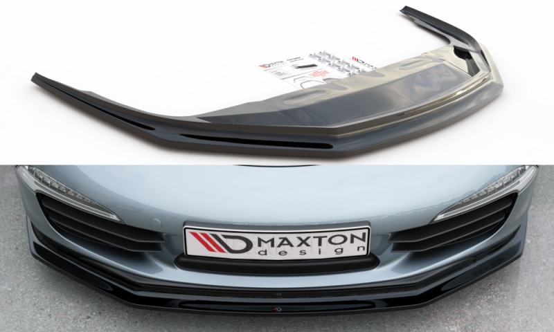 Maxton Front Ansatz V.2 für Porsche 911 Carrera 991 schwarz Hochglanz PO-911-991-FD2G+FD2R-G