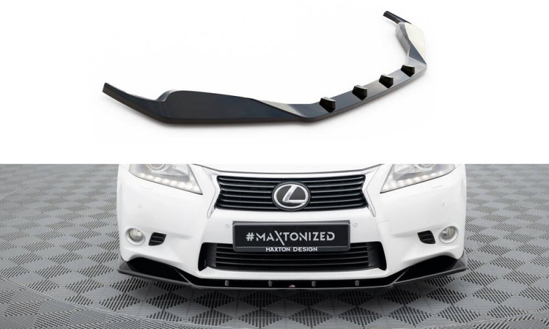 Maxton Front Ansatz V.1 Lexus GS Mk4 (L10) schwarz Hochglanz LE-GS-4-FD1-G