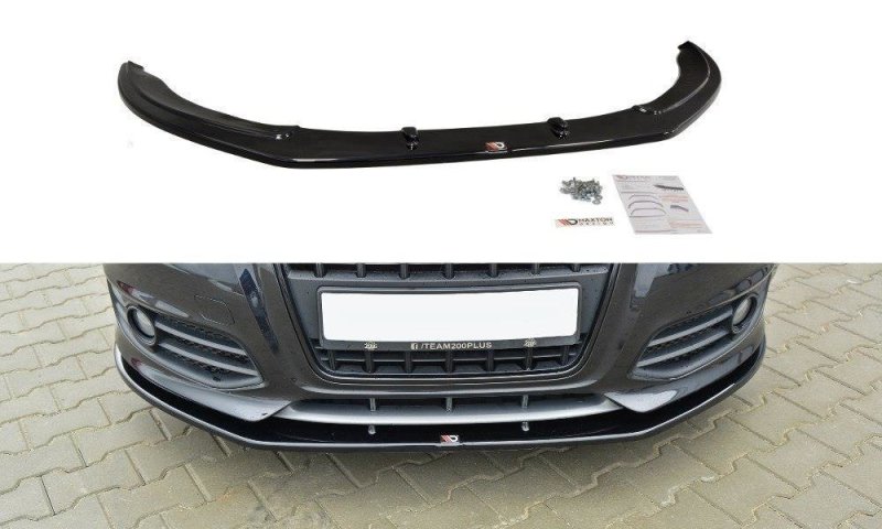 Maxton Front Ansatz V.2 für Audi S3 8P FL schwarz Hochglanz AU-S3-2F2-FD2-G