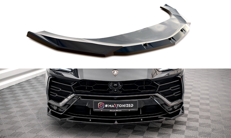 Maxton Front Ansatz V.2 Lamborghini Urus Mk1 schwarz Hochglanz LA-UR-1-FD2G+FD2RG+BR-G