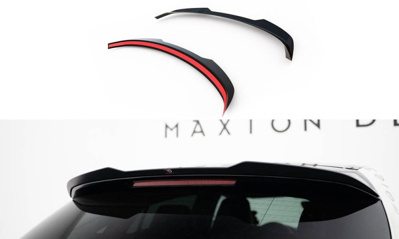 Maxton Spoiler CAP Abrisskante Mercedes-Benz CLA Shooting Brake 45 AMG / AMG-Line C117 schwarz Hochglanz ME-CLA-117-AMG-SB-CAP1-G