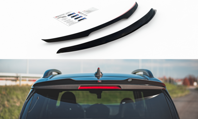 Maxton Spoiler CAP für Mini Countryman Mk2 F60 JCW schwarz Hochglanz MC-CO-2-JCW-CAP1-G