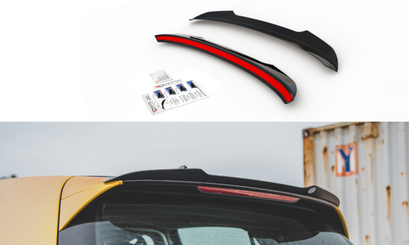 Maxton Spoiler CAP V.1 für VW Golf 8 schwarz Hochglanz VW-GO-8-CAP1-G