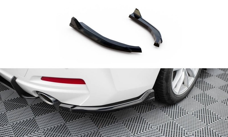 Maxton Heck Ansatz Flaps Diffusor BMW 3er Limousine / Touring G20 / G21 Facelift schwarz Hochglanz BM-3-21F-RSD1-G