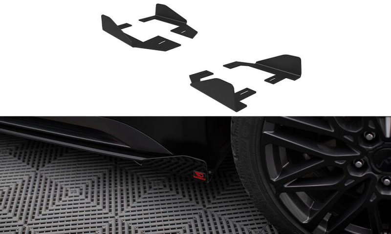 Maxton Side Flaps Kia Proceed GT / GT-Line Mk1 Facelift / Ceed GT Mk3 Facelift schwarz Hochglanz KICE3FPROGTCNC-SF1-G