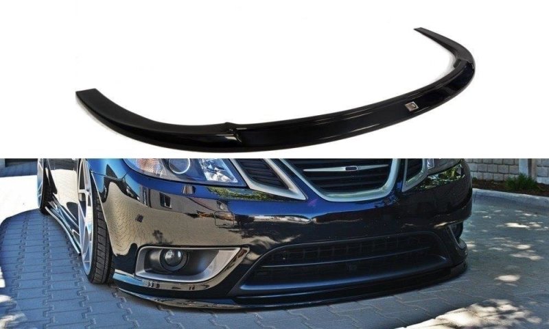 Maxton Front Ansatz für SAAB 9-3 TURBO X Carbon Look  SA-9-3-TX-FD1-C