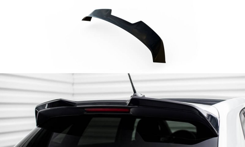 Maxton Spoiler CAP Abrisskante 3D VW Polo AW GTI schwarz Hochglanz VW-PO-6F-GTI-CAP3D1-G