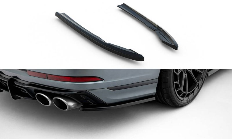 Maxton Heck Ansatz Flaps Diffusor Audi S8 D5 Facelift schwarz Hochglanz AU-S8-D5F-RSD1-G