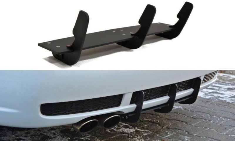 Maxton Diffusor Heck Ansatz für Heckschürze für AUDI RS4 B5 AU-RS4-B5-CNC-RS1