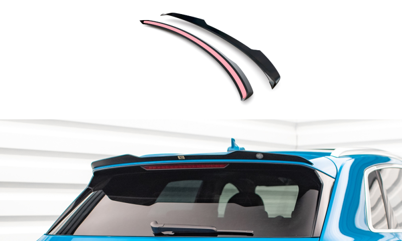 Maxton Spoiler CAP für Audi e-tron schwarz Hochglanz AU-ETRON-1-CAP1-G