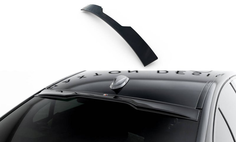 Maxton Heckscheiben Spoiler BMW M550i / 5 M-Paket Limousine G30 schwarz Hochglanz BM-5-G30-MPACK-H1-G