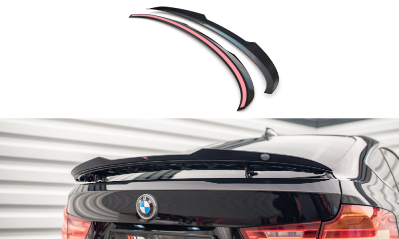 Maxton Spoiler CAP für BMW 3er GT F34 schwarz Hochglanz BM-3-34-GT-CAP1-G