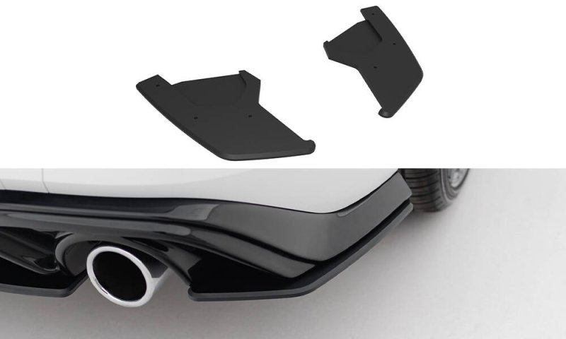 Maxton Street Pro Heck Ansatz Flaps Diffusor V.1 VW Golf GTI Mk8 VWGO8GTICNC-RSD2BRB