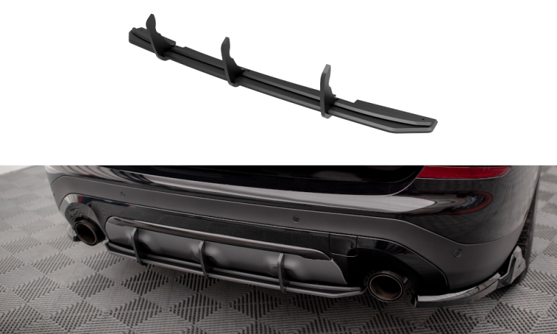 Maxton Street Pro Heckschürze für BMW X3 G01 BMX301CNC-RS1B+BRBI