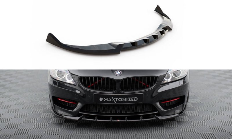 Maxton Front Ansatz BMW Z4 M-Paket E89 Facelift schwarz Hochglanz BM-Z4-89F-MPACK-FD1-G