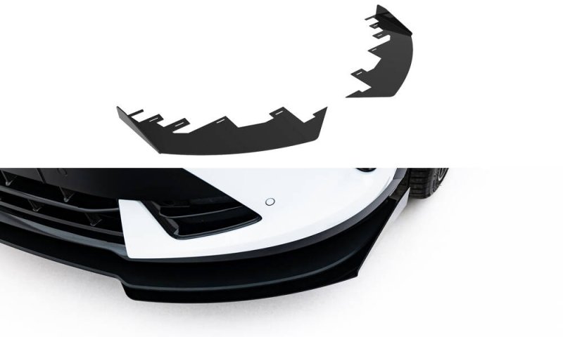 Maxton Front Flaps Flaps Cupra Formentor Mk1 Facelift schwarz Hochglanz CUFO1FCNC-FSF1-G