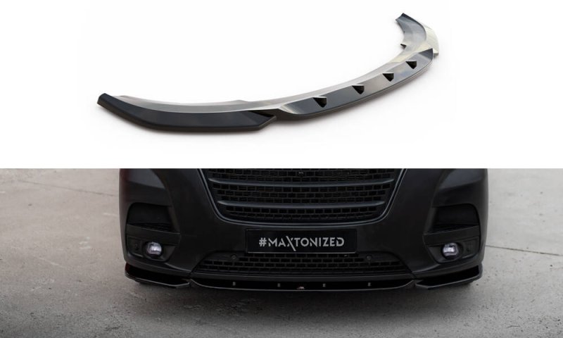 Maxton Front Ansatz Renault Master Mk3 Facelift schwarz Hochglanz RE-MA-3F-FD1-G