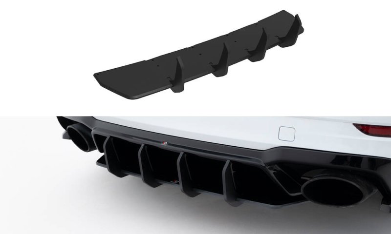 Maxton Street Pro Heckschürze V.2 Audi RS3 Limousine 8V Facelift AURS38VFSCNC-RS2BRB