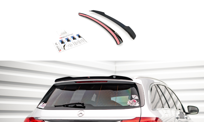 Maxton Spoiler CAP für Mercedes-Benz C Kombi S205 schwarz Hochglanz ME-C-205-ES-CAP1-G