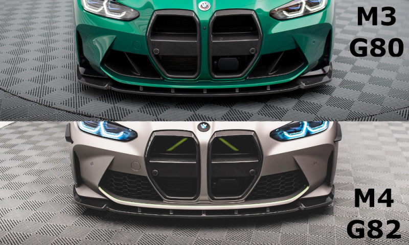 Maxton Carbon Fiber Front Ansatz V.1 für BMW M4 G82  / M3 G80 CF-BM-4-G82-M-FD1-245-P
