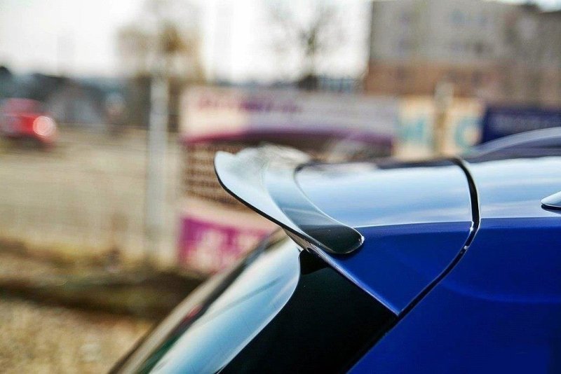 Maxton Spoiler CAP für VW Golf 7 / 7 Facelift R / R-Line Kombi schwarz Hochglanz VW-GO-7-R-VA-CAP1-G