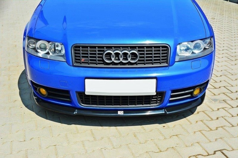 Maxton Front Ansatz für AUDI S4 B6 schwarz Hochglanz AU-S4-B6-FD1-G