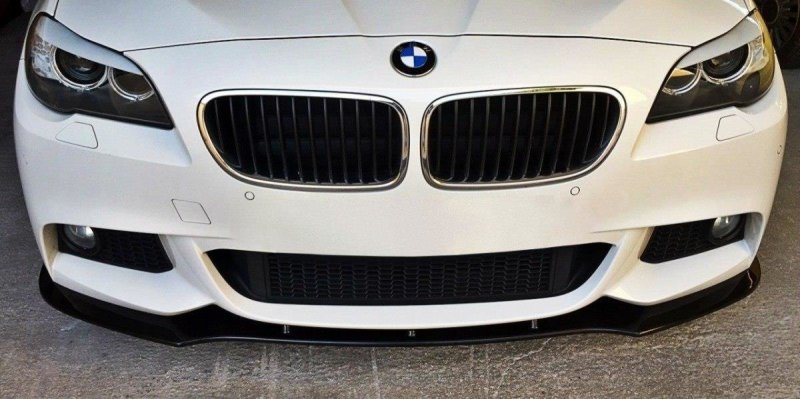 Maxton Front Ansatz V.1 für BMW 5er F10/F11 M Paket schwarz Hochglanz BM-5-10-MPACK-FD1-G