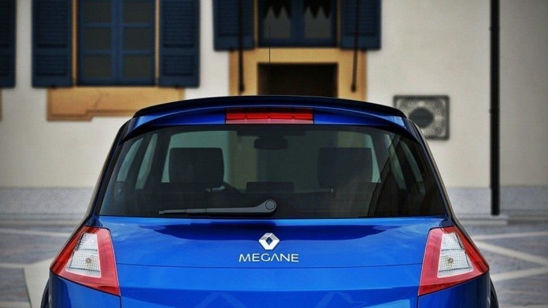 Maxton Spoiler CAP für RENAULT MEGANE II RS schwarz Hochglanz RE-ME-2-RS-CAP1-G