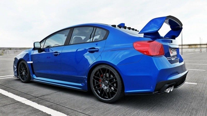 Maxton Spoiler CAP für SUBARU WRX STI schwarz Hochglanz SU-IM-4-WRX-STI-CAP1-G